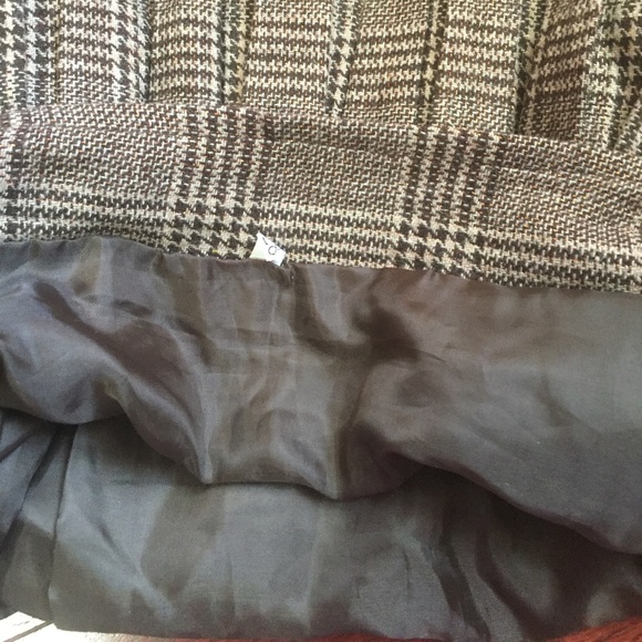 Brown&Tan Plaid Short Skirt - Picture 5 of 7